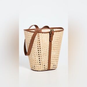 BEMBIEN Mia Rattan Bucket Bag NWT